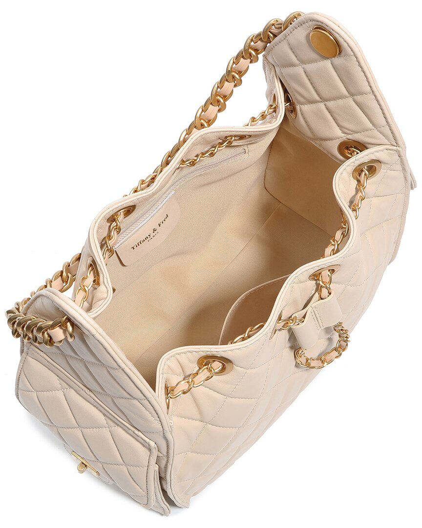 Tiffany & Fred Paris Quilted Leather Shoulder Bag