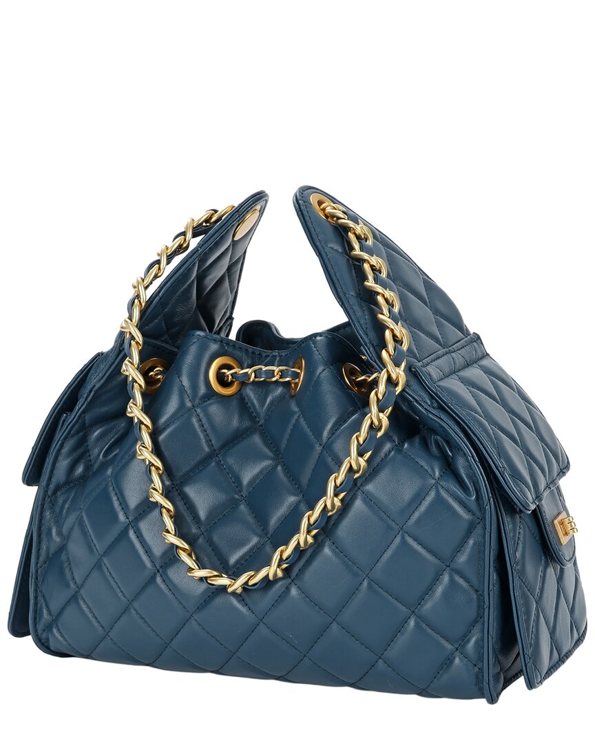 Tiffany & Fred Paris Tiffany & Fred Paris Quilted Leather Shoulder Bag