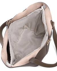 Tiffany & Fred Paris Pebbled Leather Bucket Tote