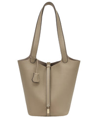 Tiffany & Fred Paris Tiffany & Fred Paris Pebbled Leather Bucket Tote