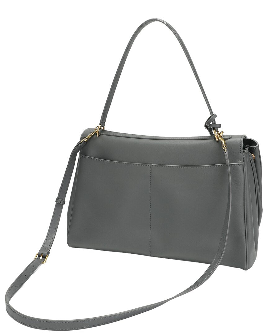 Tiffany & Fred Paris Large Smooth Leather Tote