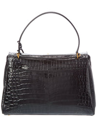 Tiffany & Fred Paris Large Smooth Leather Tote