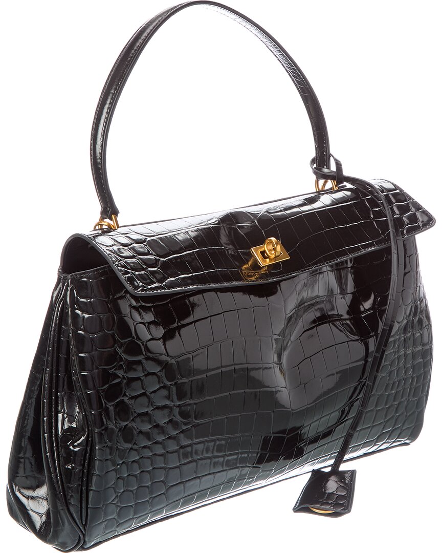 Tiffany & Fred Paris Large Smooth Leather Tote