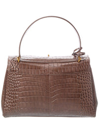 Tiffany & Fred Paris Large Smooth Leather Tote