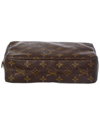 Louis Vuitton Louis Vuitton Brown Monogram Coated Canvas Trousse Toilette 23 (Authentic