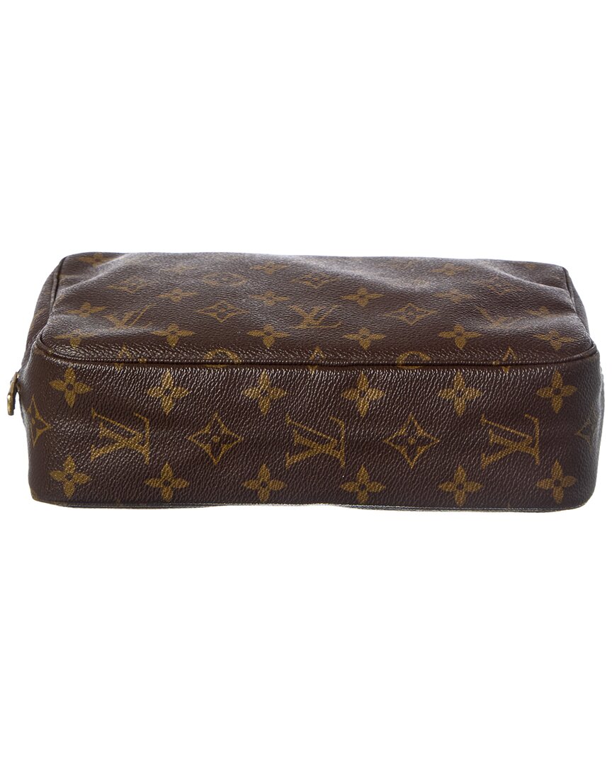 Louis Vuitton Louis Vuitton Brown Monogram Coated Canvas Trousse Toilette 23 (Authentic