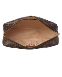 Louis Vuitton Louis Vuitton Brown Monogram Coated Canvas Trousse Toilette 23 (Authentic