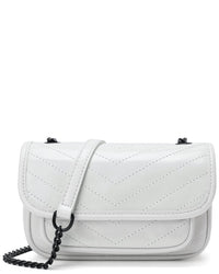 Tiffany & Fred Paris Quilted Cracked Leather Crossbody