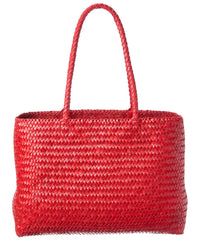 Madewell Handwoven Leather Tote