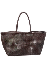Madewell Large Leather Caning Tote