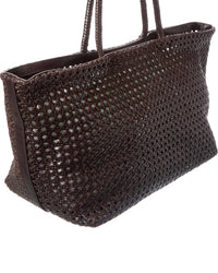 Madewell Large Leather Caning Tote