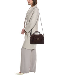 Madewell Soft Grain Suede Belted Satchel