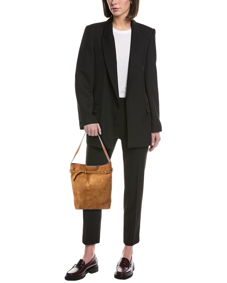 Madewell Suede Belted Essentials Bucket Tote