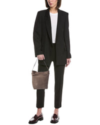 Madewell Suede Belted Essentials Bucket Tote