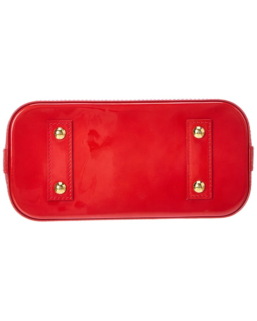 Louis Vuitton Red Vernis Alma Bb (Authentic Pre-Loved)