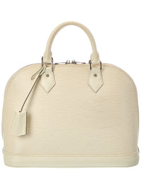 Louis Vuitton White Epi Alma Nm (Authentic Pre-Loved)