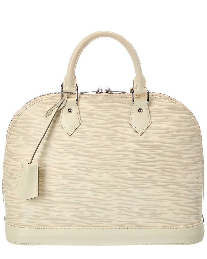Louis Vuitton White Epi Alma Nm (Authentic Pre-Loved)
