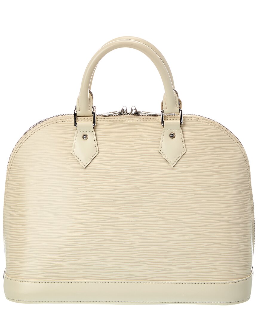 Louis Vuitton White Epi Alma Nm (Authentic Pre-Loved)