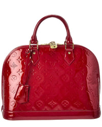 Louis Vuitton Red Monogram Vernis Alma Pm (Authentic Pre-Loved)