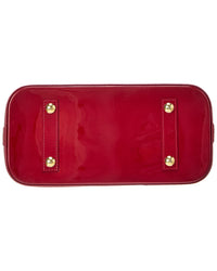 Louis Vuitton Red Monogram Vernis Alma Pm (Authentic Pre-Loved)