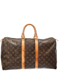 Louis Vuitton Brown Monogram Keepall (Authentic Pre-Loved)