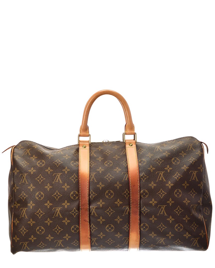 Louis Vuitton Brown Monogram Keepall (Authentic Pre-Loved)