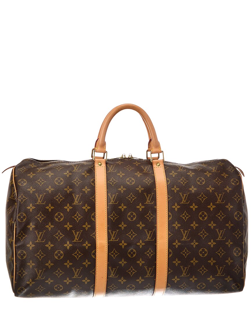 Louis Vuitton Brown Monogram Keepall (Authentic Pre-Loved)