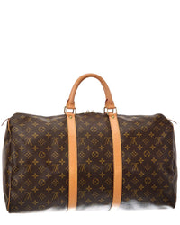 Louis Vuitton Brown Monogram Keepall (Authentic Pre-Loved)