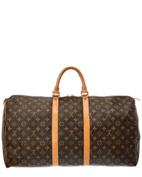 Louis Vuitton Brown Monogram Keepall (Authentic Pre-Loved)