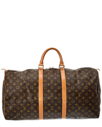 Louis Vuitton Brown Monogram Keepall (Authentic Pre-Loved)