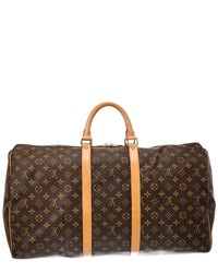Louis Vuitton Brown Monogram Keepall (Authentic Pre-Loved)