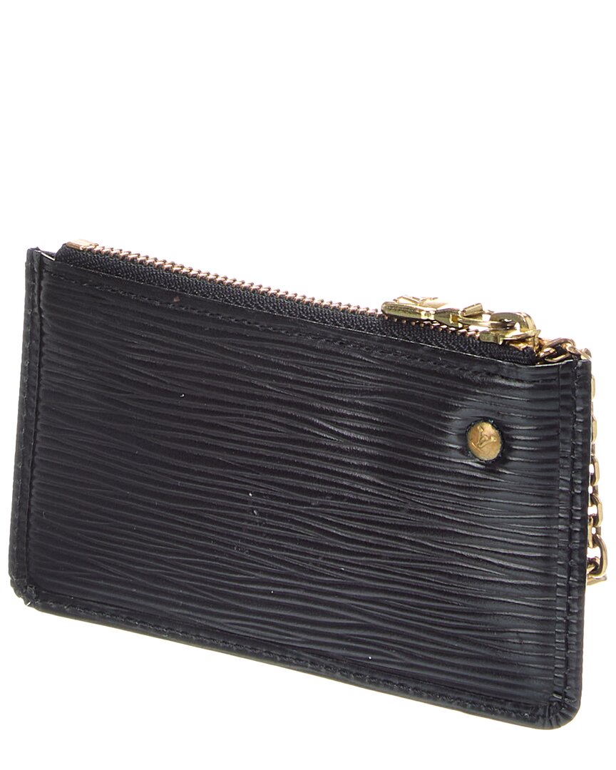 Louis Vuitton Black Epi Louis Vuitton Cles Pochette (Authentic Pre-Loved)