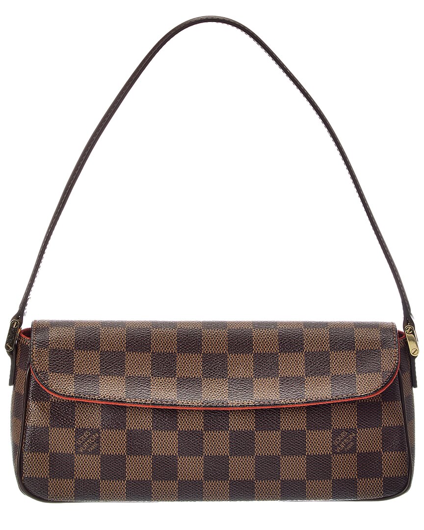 Louis Vuitton Brown Damier Ebene Recoleta Pochette (Authentic Pre-Loved)