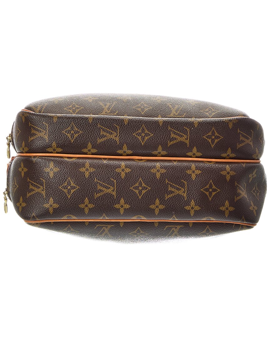 Louis Vuitton Brown Monogram Reporter Pm (Authentic Pre-Loved)