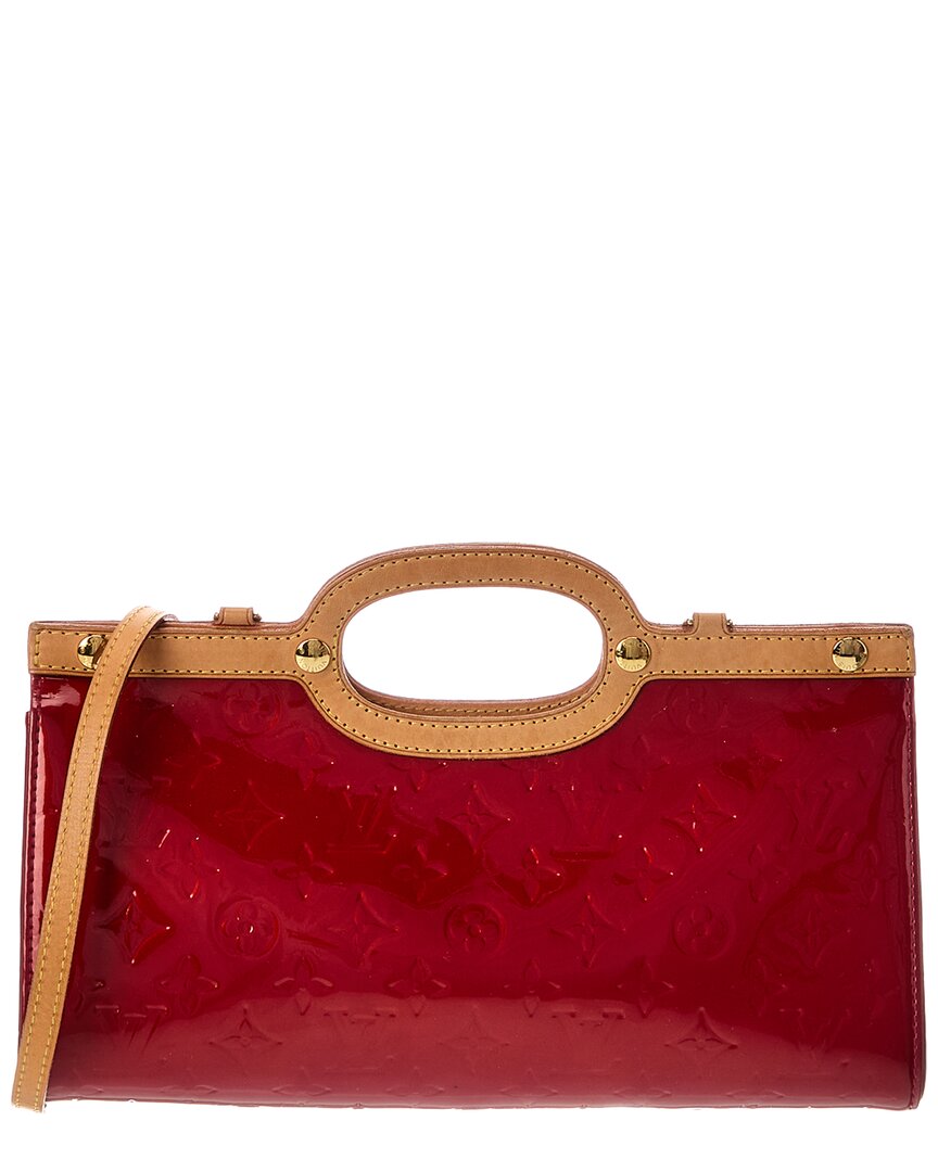 Louis Vuitton Red Vernis Roxbury Drive Clutch (Authentic Pre-Loved)