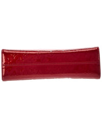 Louis Vuitton Red Vernis Roxbury Drive Clutch (Authentic Pre-Loved)