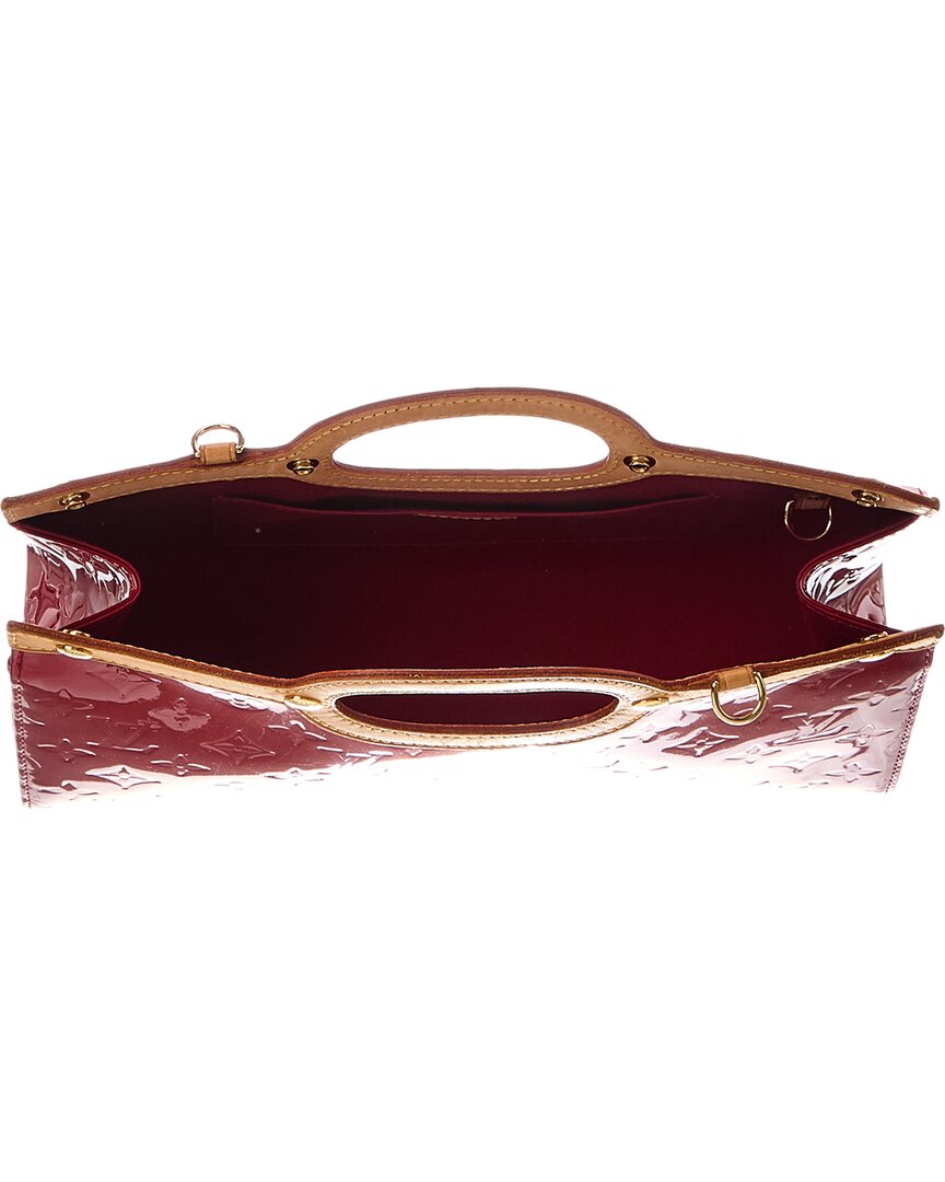 Louis Vuitton Red Vernis Roxbury Drive Clutch (Authentic Pre-Loved)