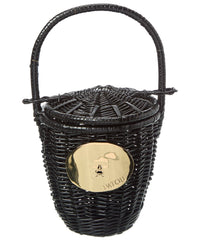 Patou Straw Top Handle Bag