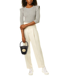Patou Straw Top Handle Bag