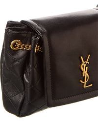 Saint Laurent Saint Laurent Nolita Mini Leather Shoulder Bag