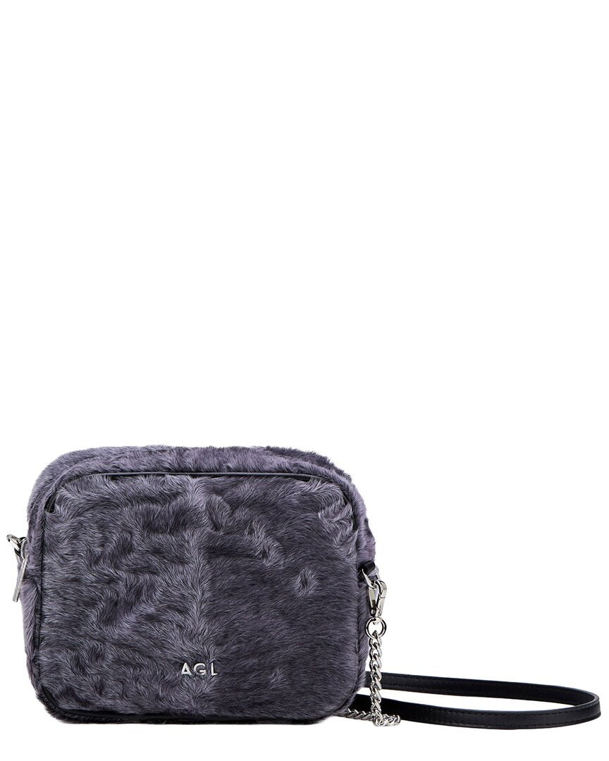 Agl Symon Lapin & Lambskin Clutch