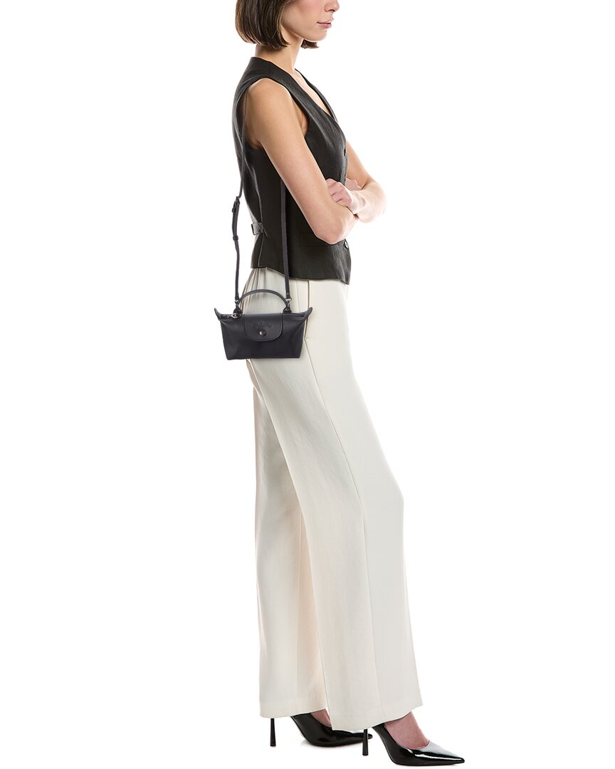 Longchamp Le Pliage Xtra Xs Leather Pouch