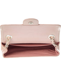 Chanel Pink Lambskin Leather Cc Flap Mini Shoulder Bag (Authentic Pre-Loved)