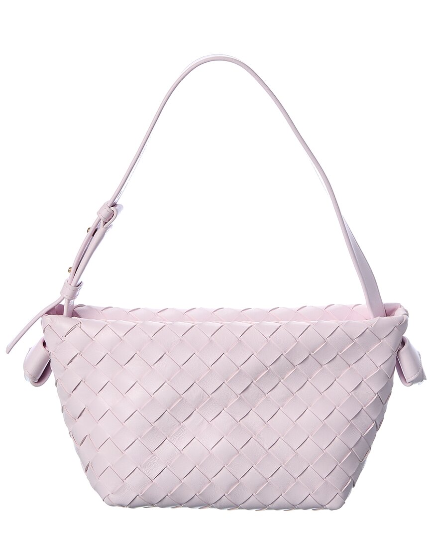 Bottega Veneta Bottega Veneta Tie Intrecciato Leather Shoulder Bag