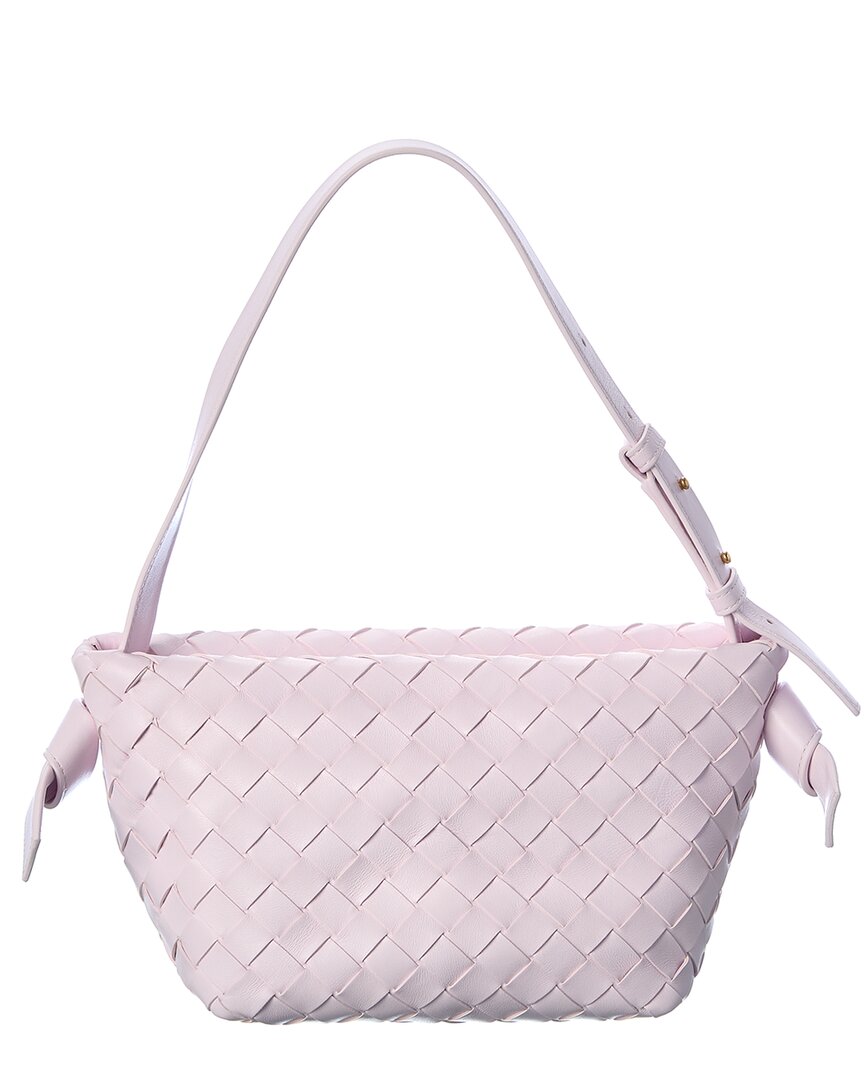 Bottega Veneta Bottega Veneta Tie Intrecciato Leather Shoulder Bag