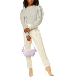 Bottega Veneta Bottega Veneta Tie Intrecciato Leather Shoulder Bag