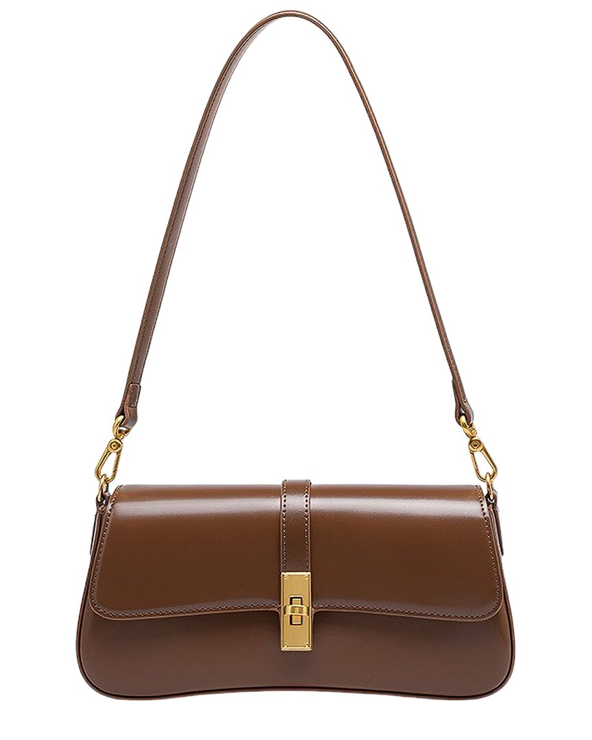 Adele Berto Leather Shoulder Bag