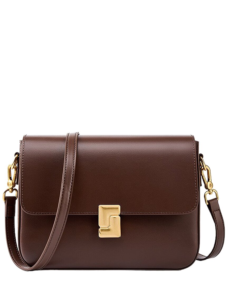 Adele Berto Leather Shoulder Bag