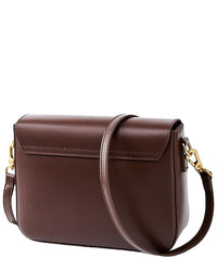 Adele Berto Leather Shoulder Bag