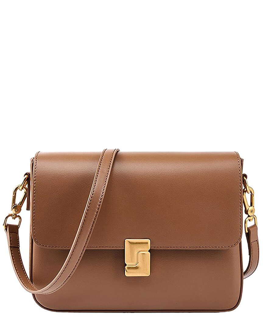 Adele Berto Leather Shoulder Bag